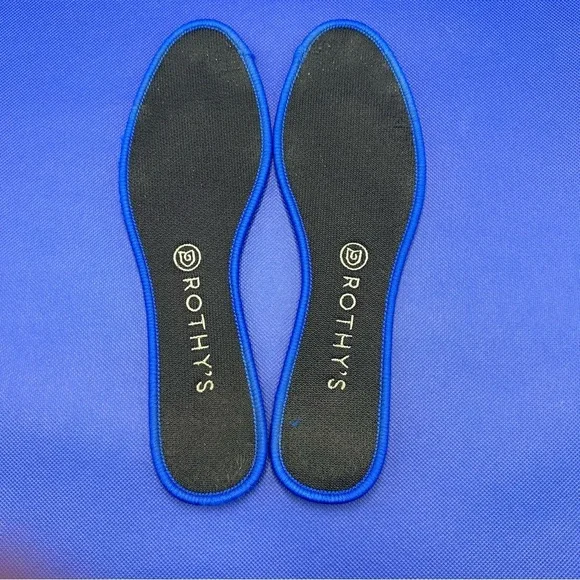 Rothy's Retired The Flat in Black/White Birdseye Print Size 9 - Picture 5 of 10